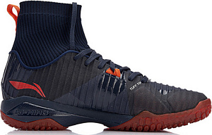 LINING Frontier Shadow Badminton Shoes Unisex High top Outer Space Blue 3 2620838