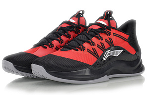 LiNing Star Speed Rebound Cushioning Lightweight Slip Resistant Low Top Basketball Shoes Men's Vermilion 2 2620852