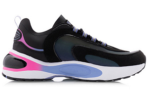 LiNing V8 Support Low Top Running Shoes Women's Black Blue Pink 1 2621221