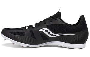 Saucony Cushioning Lightweight Wear-Resistant Slip-Resistant Low-Top Running Shoes Men's Black White