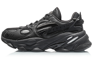 LiNing CF Alien Secret Silk Road Anti-Slip And Wear-Resistant Breathable Low-Top Chunky Sneakers Men's Black
