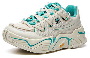 FILA FUSION Shoes 'Cream White Green' Women's 1 2622718