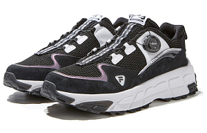 White Mountaineering x FILA FUSION C Major Sky Runner Low Top Chunky Sneakers Women's Black White 1 2622845