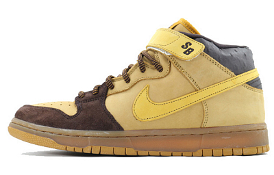 Nike Sb Dunk Mid Wheat Bronze