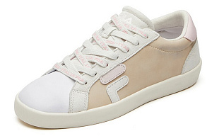 FILA FUSION Canvas Shoes 'Light Beige Pink' Women's 1 2623060