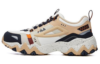 FILA FUSION Casual Shoes Men Low Top Beige Yellow/Micro White