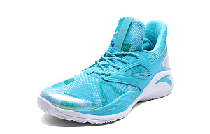 Anta Light Cavalry 2 Slip Resistant Cushioning Abrasion Resistant Low Top Performance Basketball Shoes Men's Lake Blue 1 2623104