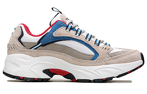 Skechers Stamina Cross Road Low Top Chunky Sneakers Women's Beige Blue 1 2623144
