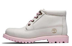 Timberland Women's'ss Nellie Chukka Double Waterproof Boot 'White Pink' Women's