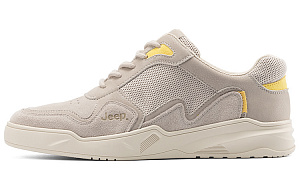 Jeep Lightweight And Breathable Low Top Skateboard Shoes Men's Sand