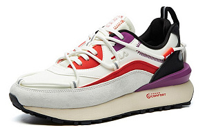 FILA FUSION Jogger DX Low Top Casual Running Shoes Women's White Purple 1 2623388