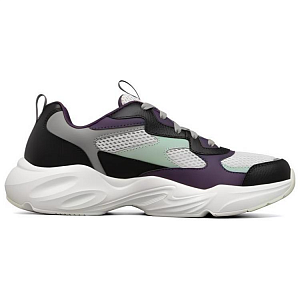 Skechers Stamina Airy Low Top Chunky Sneakers Men's White Purple Black 1 2623645