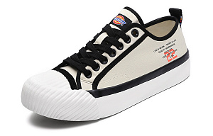 Dickies Canvas Shoes Men's Low top Black/White/Green 1 2623665