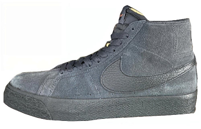 Nike Sb Blazer Mid Orange Label Dark Smoke