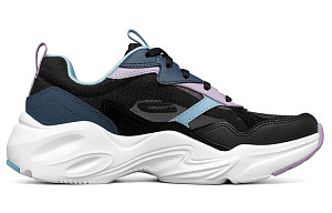 Skechers Stamina Airy Low Top Running Shoes Black/Blue Women's 1 2623891