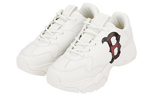 MLB Big Ball Chunky Boston Red Sox Anti-Slip Wear-Resistant Low-Top Chunky Sneakers Unisex White 1 2624144