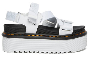 Dr. Martens Kimber Logo Webbing Strap Sandal 'White' 1 2624356
