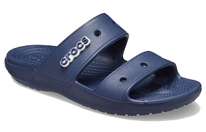 Crocs Classic Double Band Slide Sandals Navy 2 2624470