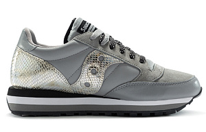 Saucony Jazz Triple Cushioning Anti-Slip Wear-Resistant Breathability Low-Top Running Shoes Women's Gray Standard M 1 2624492