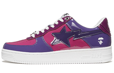 A BATHING APE Bape Sta Low Color Camo Combo Purple
