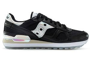 Saucony Cushioning Anti-Slip Wear-Resistant Breathability Low-Top Running Shoes Women's Black Silver 1 2624758