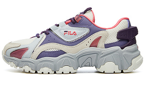 FILA FUSION Tracer Low Top Chunky Sneakers Women's Beige Purple