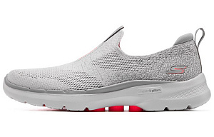 Skechers Go Walk 6 Breathable Cushioning Rebound Low-Top Casual Shoes Women's Gray