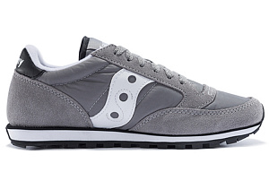 Saucony Jazz Series Cushioning, Abrasion Resistant, Breathable Support Low Top Running Shoes Women's Gray White 1 2625571