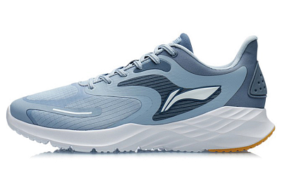 LiNing Reflective Low-Top Running Shoes Men's Mist Blue Classic Casual Sports