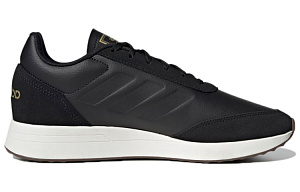 Adidas Neo Run 70S Anti Slip Wear Resistant Low Top Marathon Running Shoes Men's Graphite Black 1 2625820