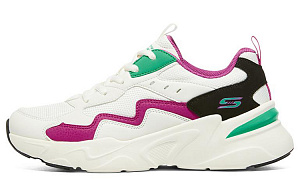 Skechers Bobs Bamina 'White Green Pink' Women's