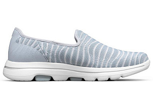 Skechers Go Walk 'Light Silver Grey' Women's 1 2626851
