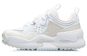 LiNing CF Misty Clouds Of The Ancient City Mountain Low Top Sports Casual Shoes Women's White