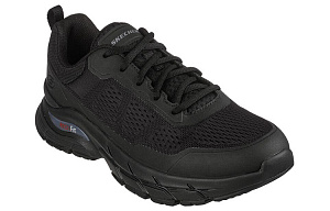 Skechers ARCH FIT BAXTER Abrasion Resistant Breathable Low Top Casual Shoes Men's All Black 1 2627236