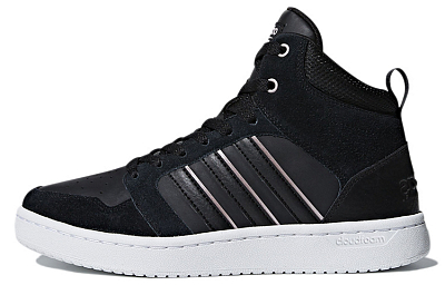 Adidas Neo Neo Cloudfoam Super Hoops Mid 'Black' Women's
