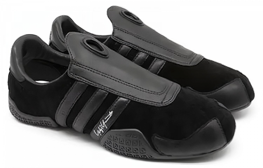 Y-3 Regu Low-Top Casual Shoes Women's Charcoal Black