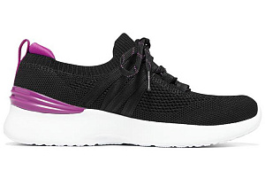 Skechers Skech Air Dynamight Low Top Casual Shoes Women's Black Purple 1 2627669