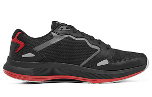 Skechers Go Run Pulse Low Top Running Shoes Men's Black Red 1 2627814