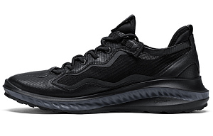 Ecco Fit For Action 360 Collection Lightweight Low-Top Running Shoes Men's Black Sock Compression