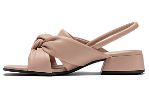 Ecco Plastic Elegant Square Toe Sandal Women's Tuscany Pink