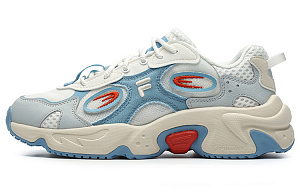 FILA FUSION Raccoon Low Top Casual Shoes Women's White Blue