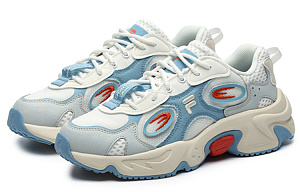 FILA FUSION Raccoon Low Top Casual Shoes Women's White Blue 1 2628382