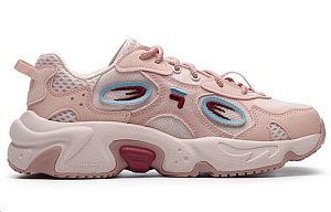 FILA FUSION Raccoon Low Top Casual Shoes Women's Gray Pink 1 2628387