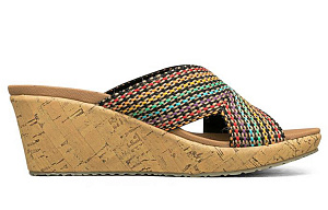 Skechers Cali Beverlee Rubber Sole Odor-Resistant Slide Slippers Women's Coffee Color 1 2628429
