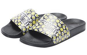 Smiley X Champion Slide Slippers Unisex Black 1 2628558
