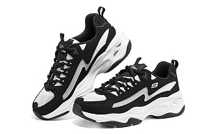 Skechers D'Lites 4.0 'Black White' Women's 1 2628597