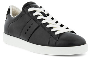 Ecco Street Light Series Low Top Stylish Skateboarding Shoes Women's Black 1 2628779