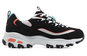 Skechers D'Lites 1.0 'Black White' Women's 1 2629568