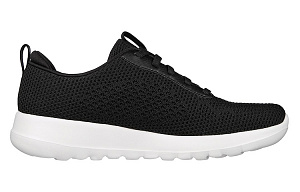 Skechers Go Walk Joy Wonderful SpringGo Walk Low Top Casual Shoes Women's Black White 1 2630486