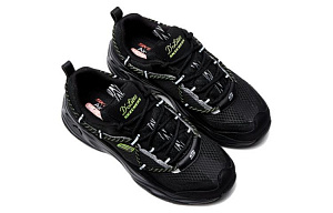 Skechers DLites 4.0 Euphoric Step 'Black Lime' Women's 1 2630534
